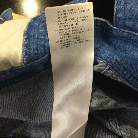 STELLA McCARTNEY Light blue denim keyhole Cutout Sundress W/ Pockets - Picture 8 of 13